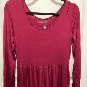 Women’s long sleeve maxi dress w/pockets